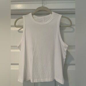 Lululemon All Yours Tank White Size 6 NWOT